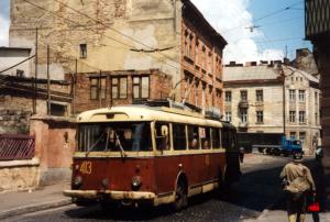 Троллейбус во Львове. Фото с сайта http://photo.tramvaj.ru