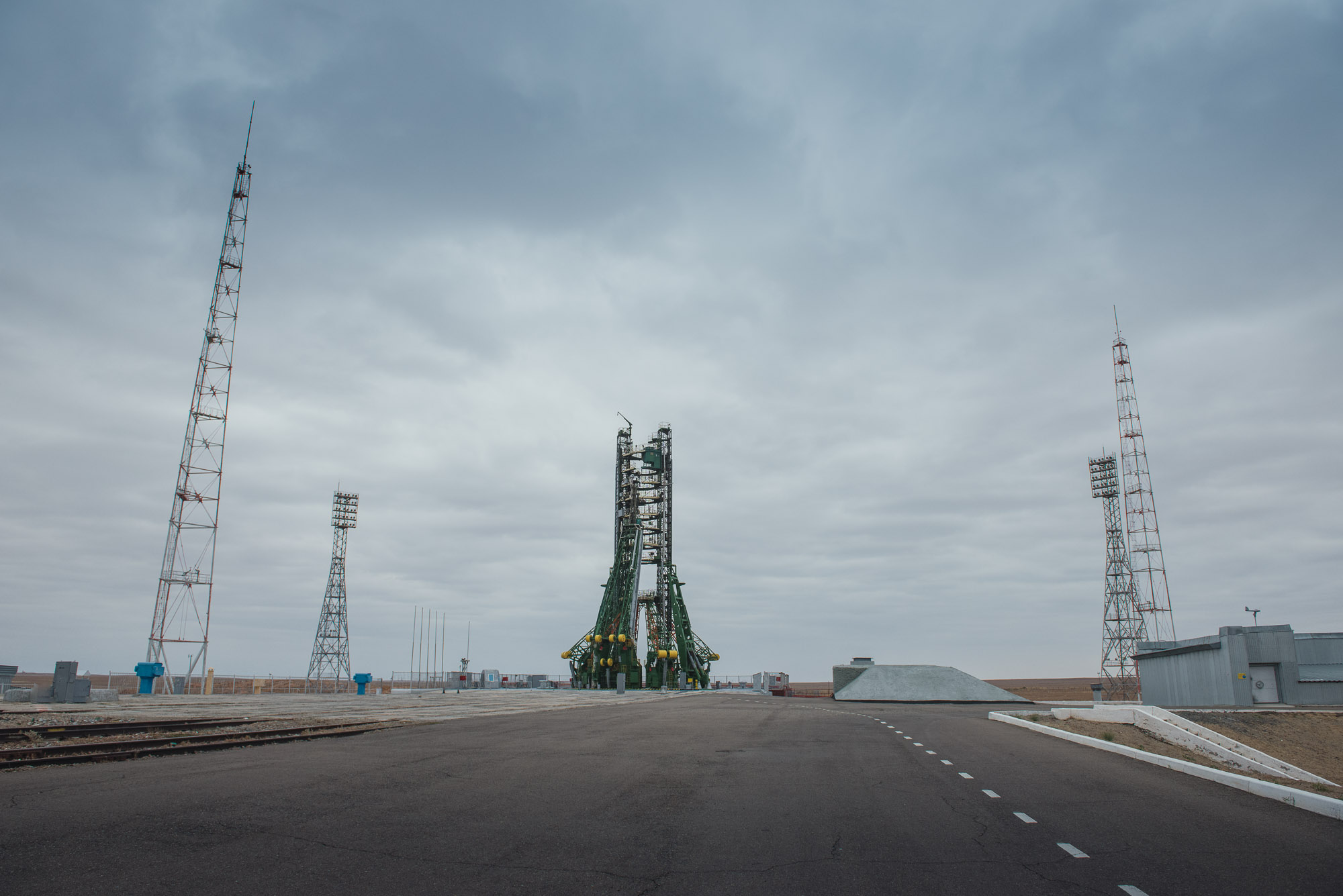 Yuri Gagarin launched into space from this launchpad.
