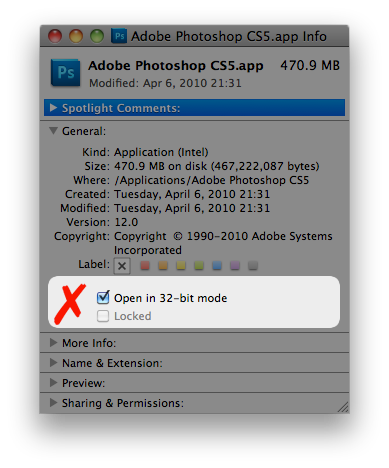 photoshop 32bit for mac